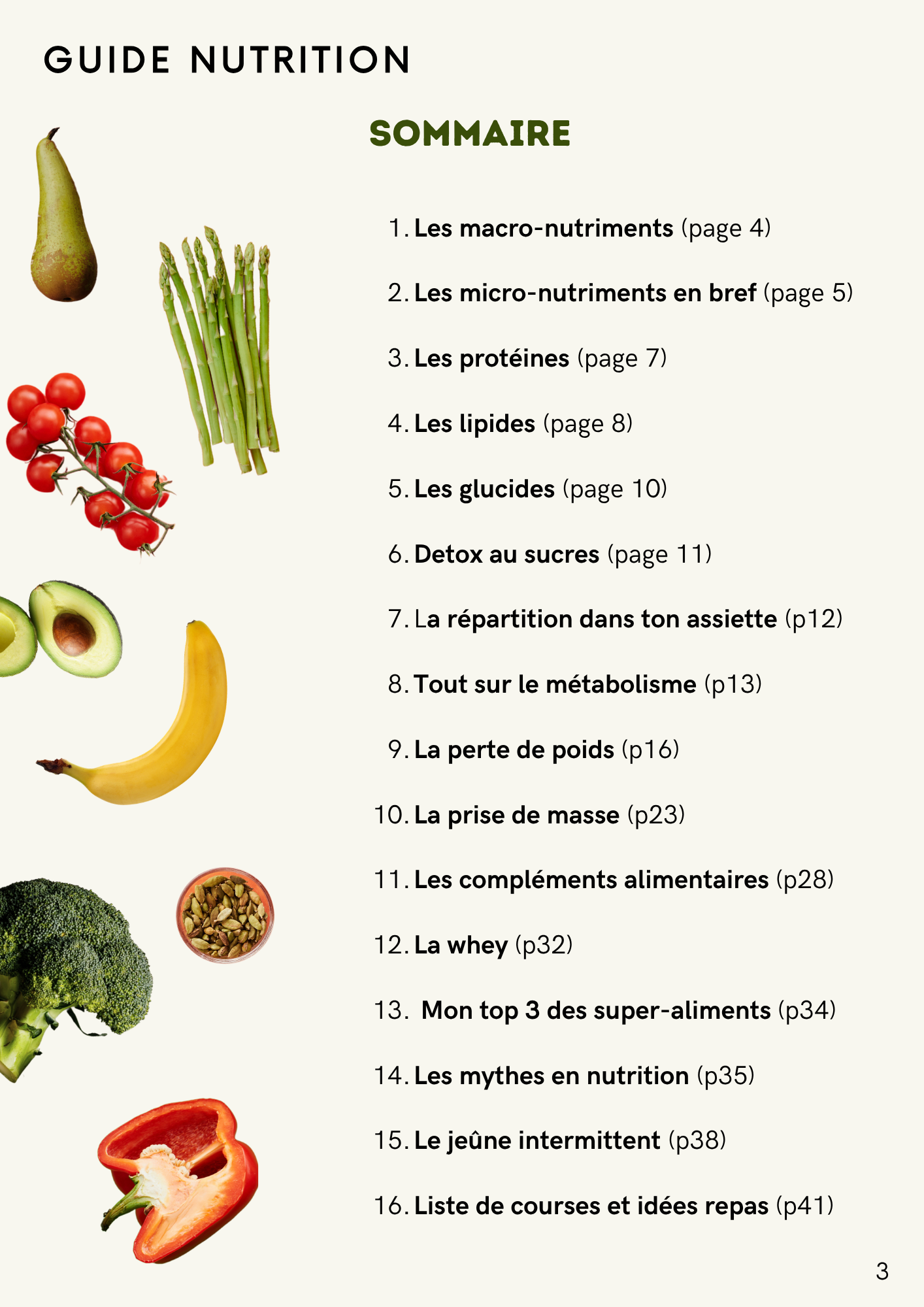 Ton guide pour apprendre à mieux manger