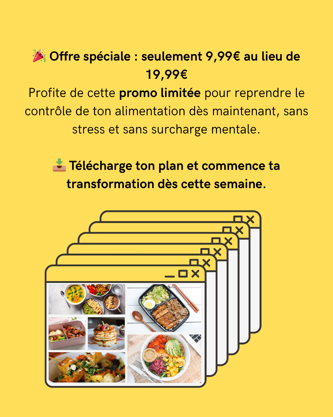 Plan alimentaire 1 semaine