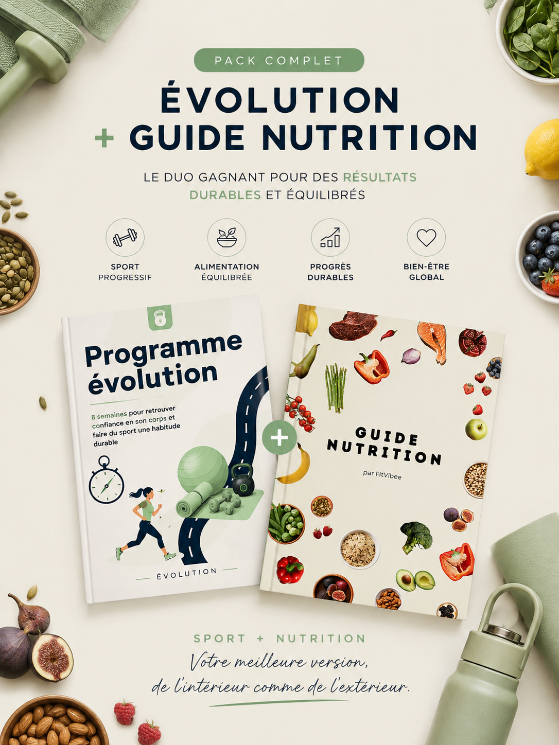 Programme EVOLUTION + Grand guide nutrition